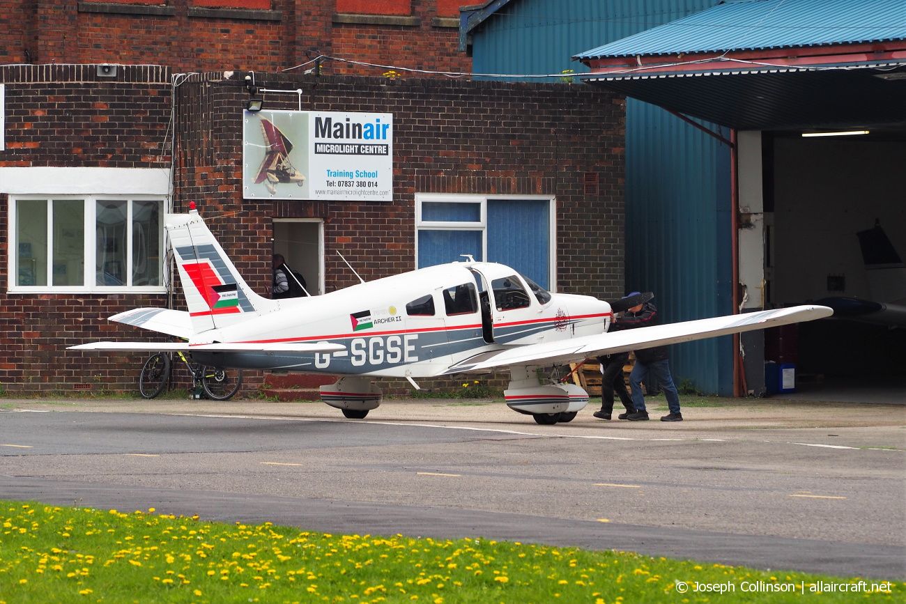 G-SGSE · Piper PA-28-181 Cherokee Archer II · (EGCB)