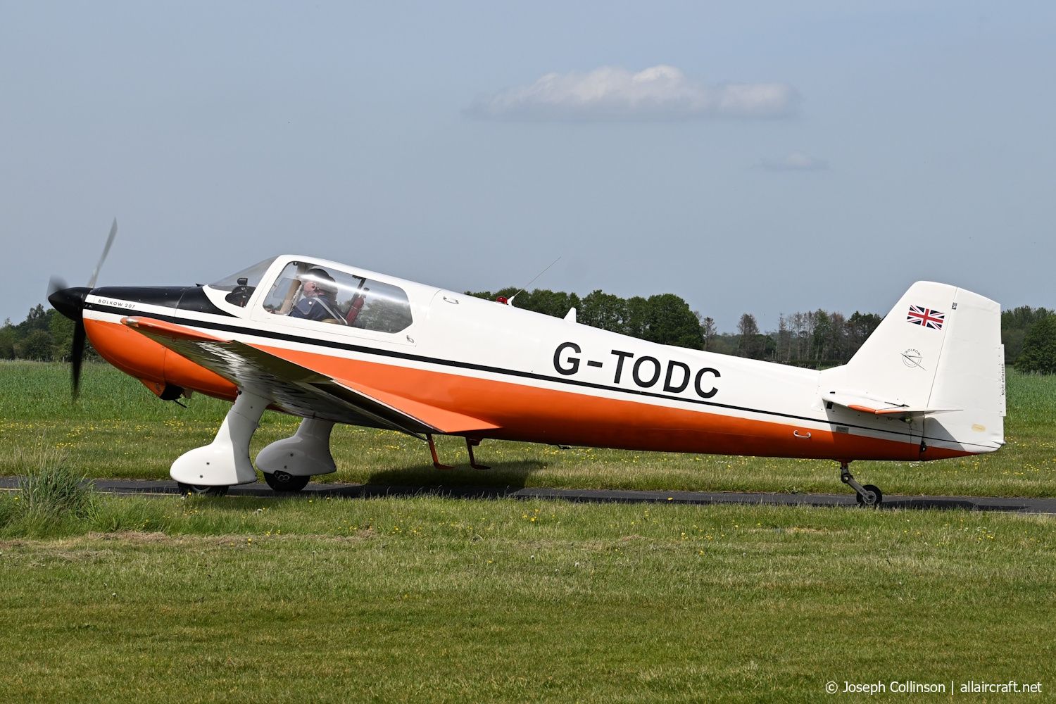 G-TODC · Bolkow Bo-207 · (EGCV)