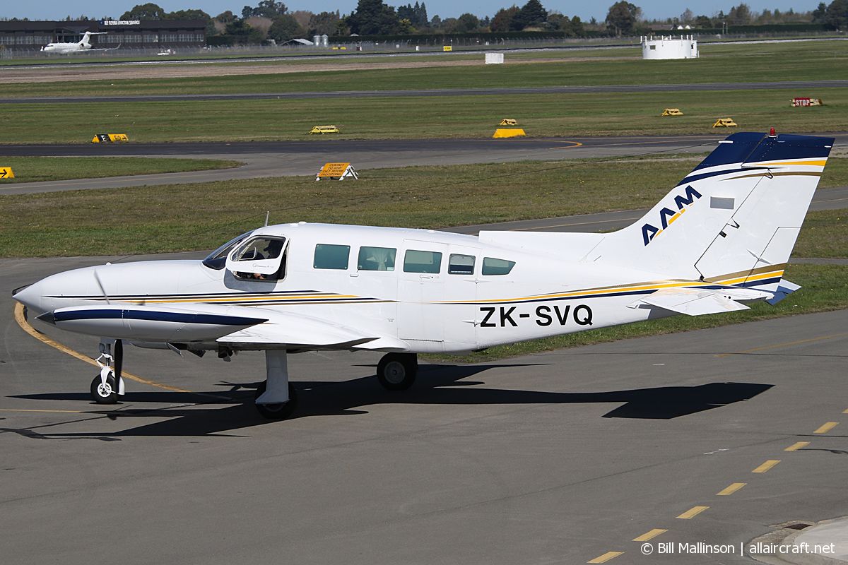 ZK-SVQ · Cessna 402B · (CHC / NZCH)