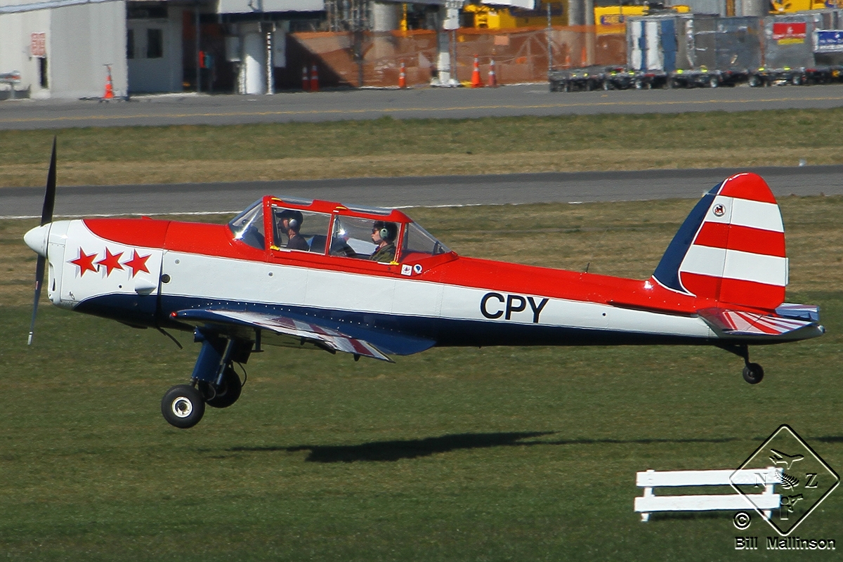 ZK-CPY · De Havilland DHC-1 Chipmunk T.10 · (CHC / NZCH)