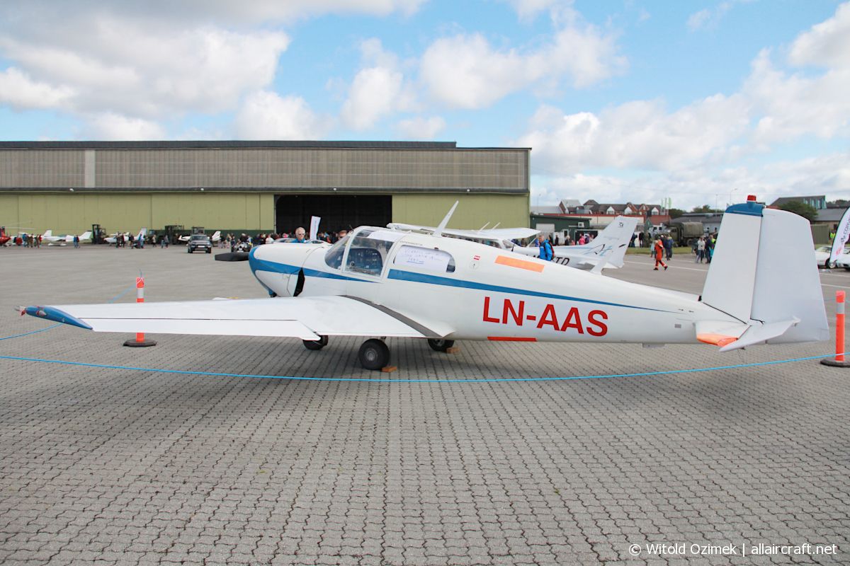 LN-AAS · Saab 91A Safir · (SVG / ENZV)