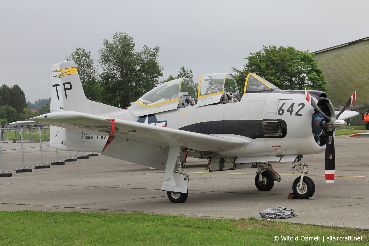 C-GSLA · North American T-28B Trojan · (SVG / ENZV)