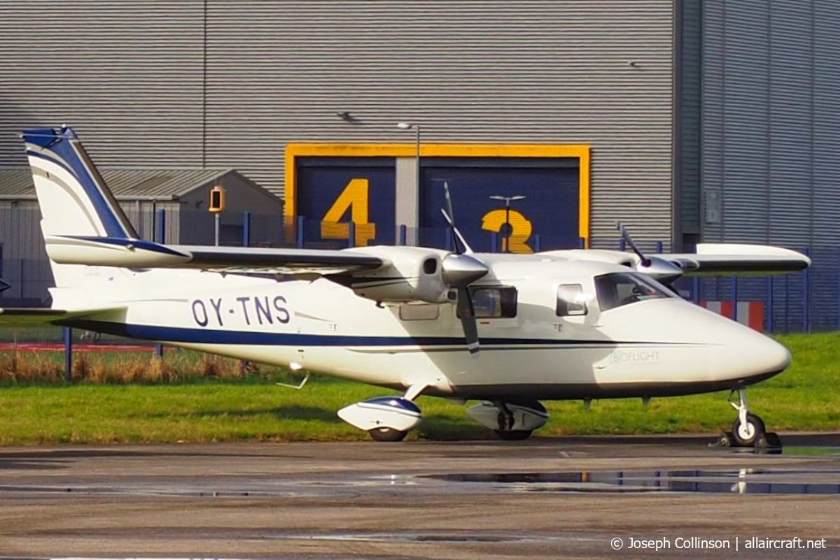 OY-TNS · Vulcanair P-68C · (CEG / EGNR)
