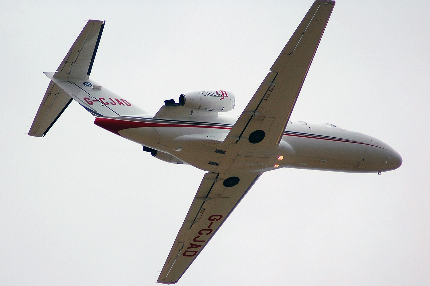 G-CJAD · Cessna 525 Citation CJ1 · (PMI / LEPA / LESJ)