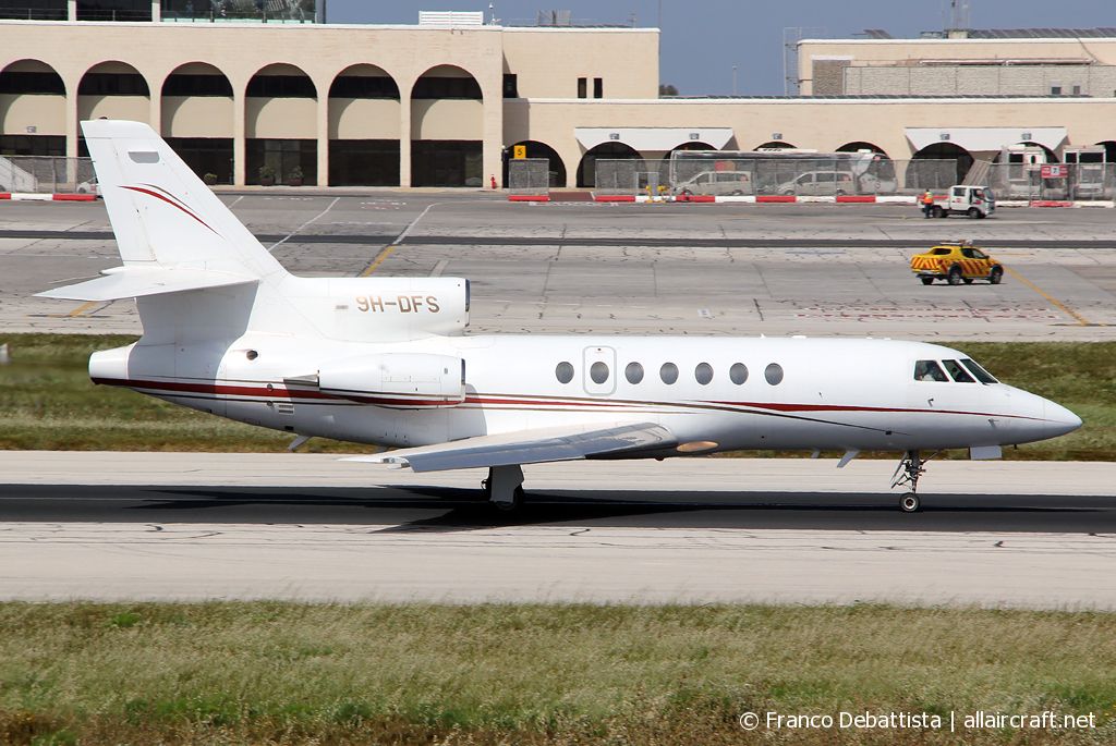 9H-DFS · Dassault Falcon 50 · (MLA / LMML)