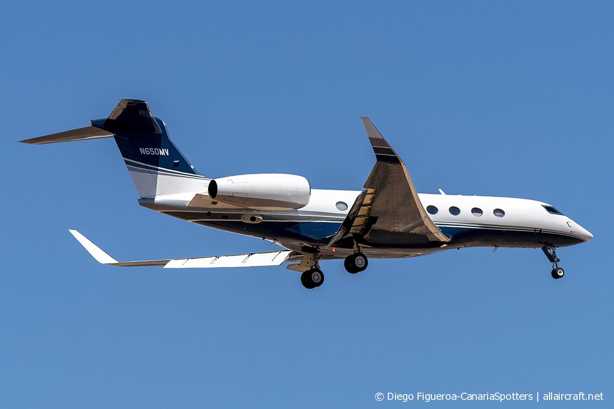 N650MV · Gulfstream Aerospace G650 · (LPA / GCLP)