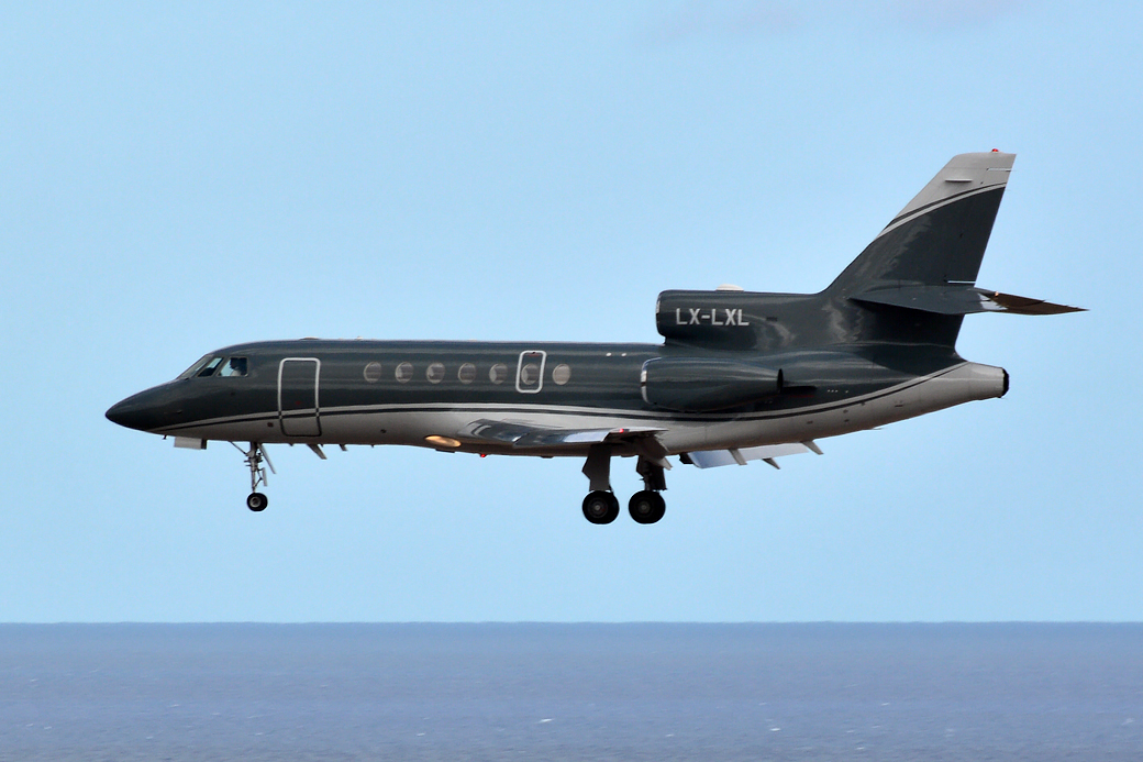 LX-LXL · Dassault Falcon 50EX · (LPA / GCLP)
