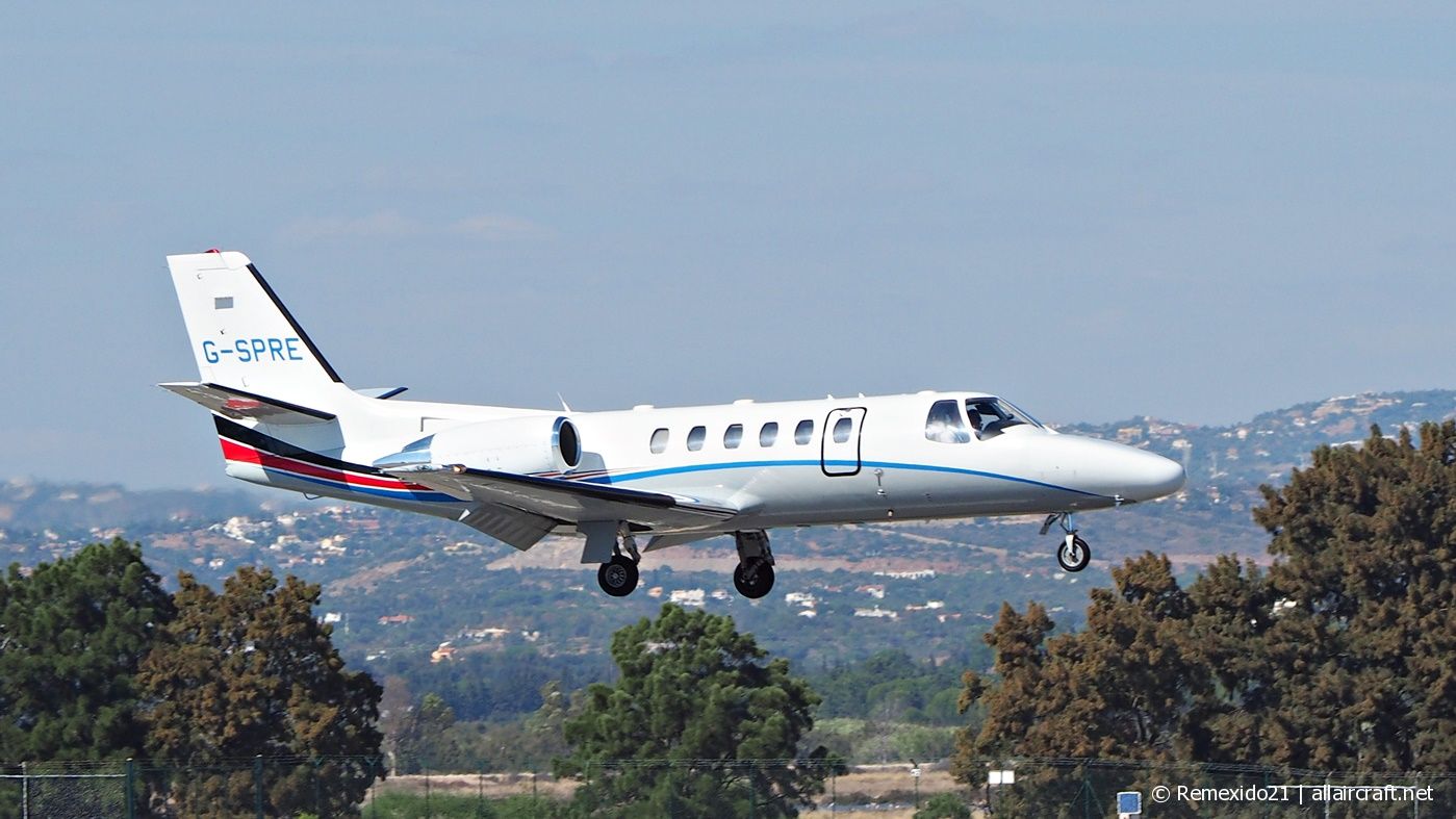 G-SPRE · Cessna 550B Citation Bravo · (FAO / LPFR)