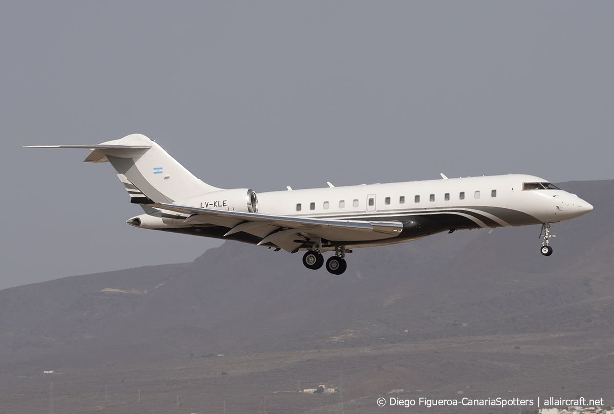 LV-KLE · Bombardier BD-700-1A11 Global 5000 · (LPA / GCLP)