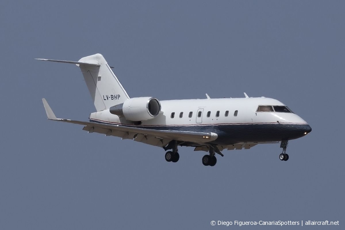 LV-BHP · Bombardier CL-600-2B16 Challenger 604 · (LPA / GCLP)