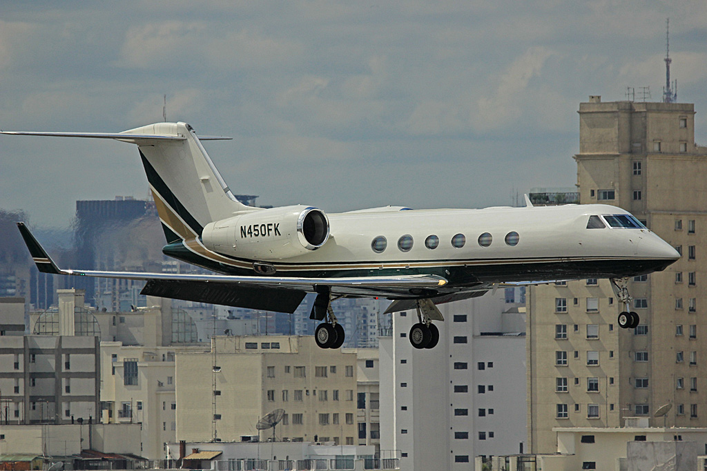 N450FK · Gulfstream Aerospace G450 · (CGH / SBSP)