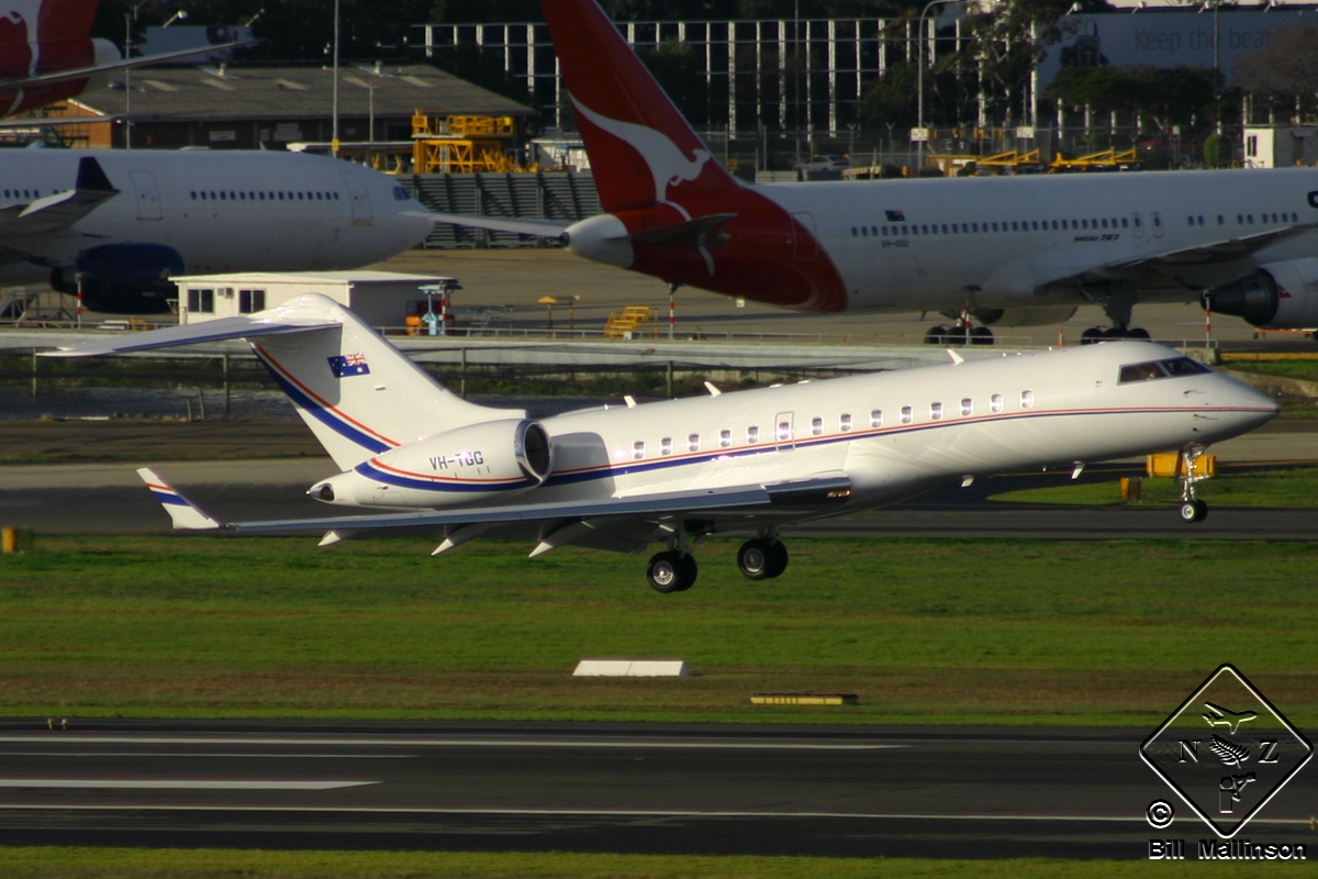 VH-TGG · Bombardier BD-700-1A10 Global Express · (SYD / YSSY)