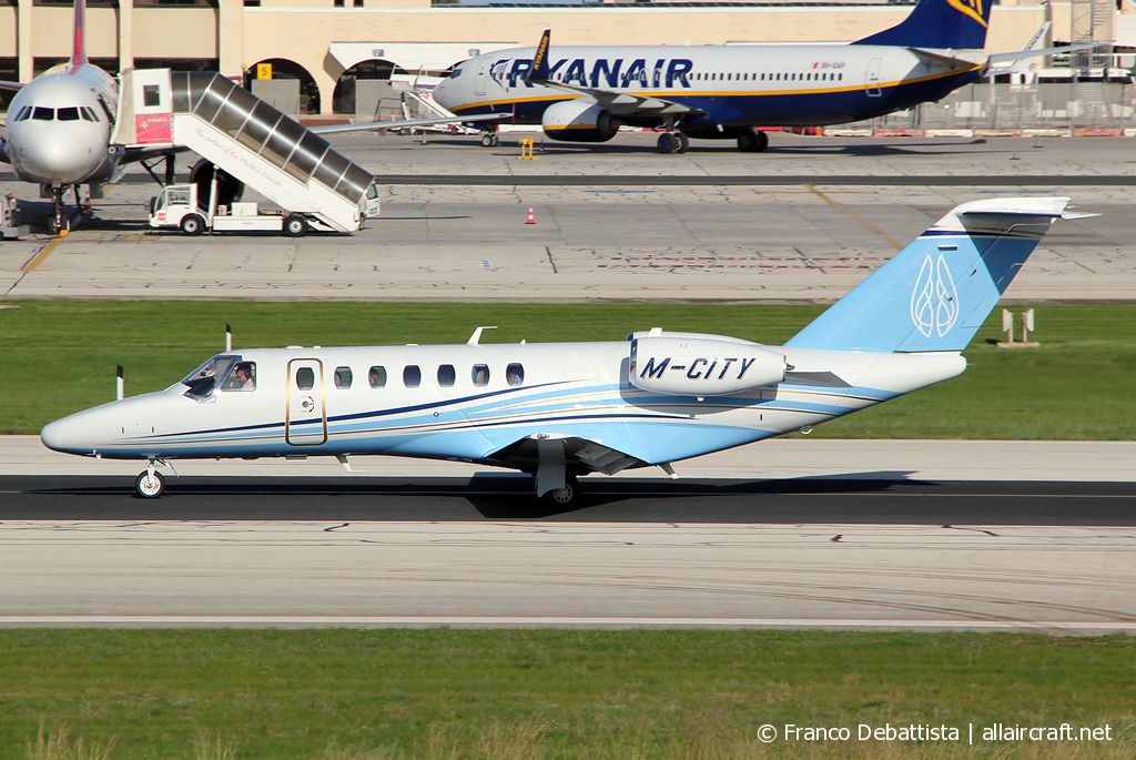 M-CITY · Cessna 525 Citationjet CJ3 · (MLA / LMML)
