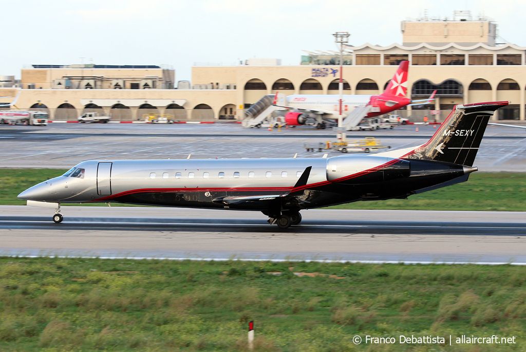 M-SEXY · Embraer ERJ-135BJ Legacy 650 · (MLA / LMML)