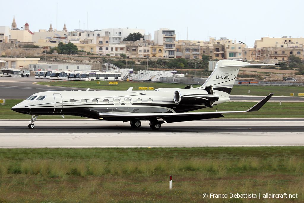 M-USIK · Gulfstream Aerospace G650 · (MLA / LMML)