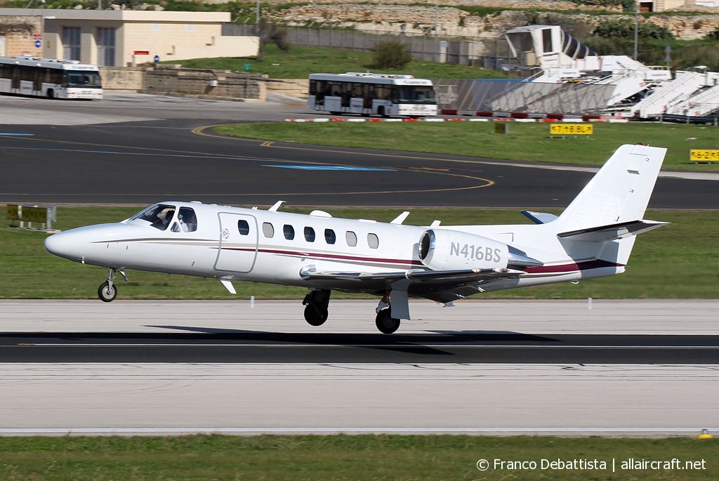 N416BS · Cessna 560 Citation Ultra · (MLA / LMML)