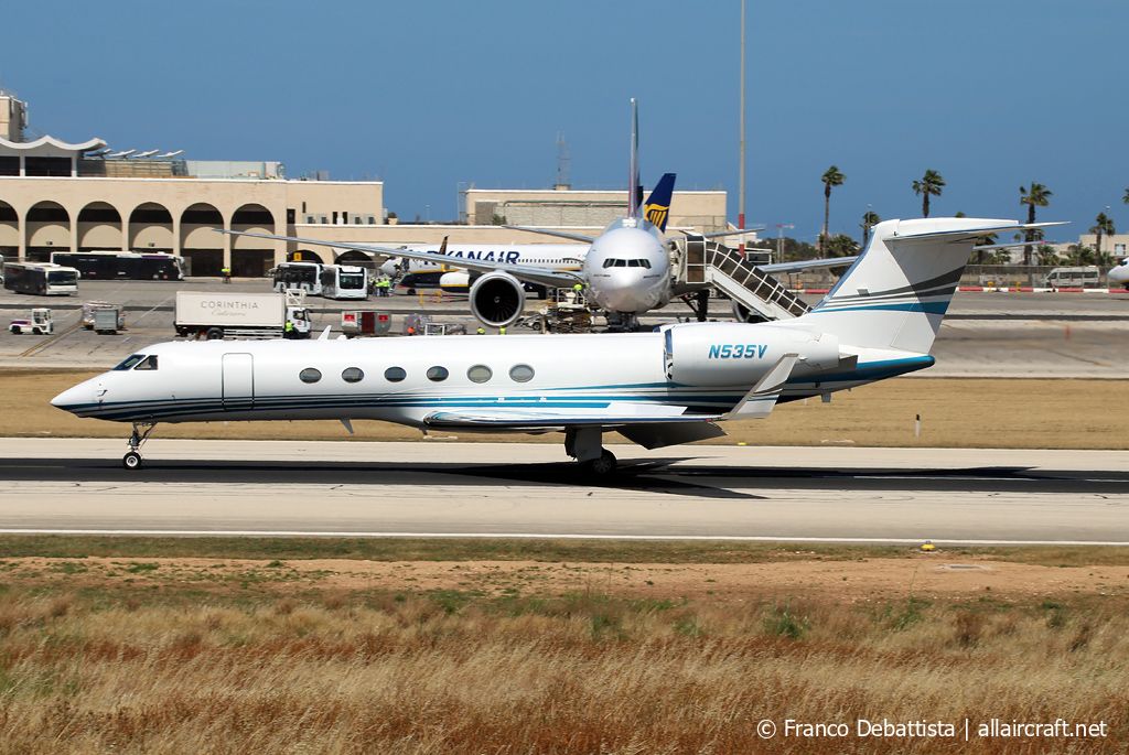 N535V · Gulfstream Aerospace G-V · (MLA / LMML)