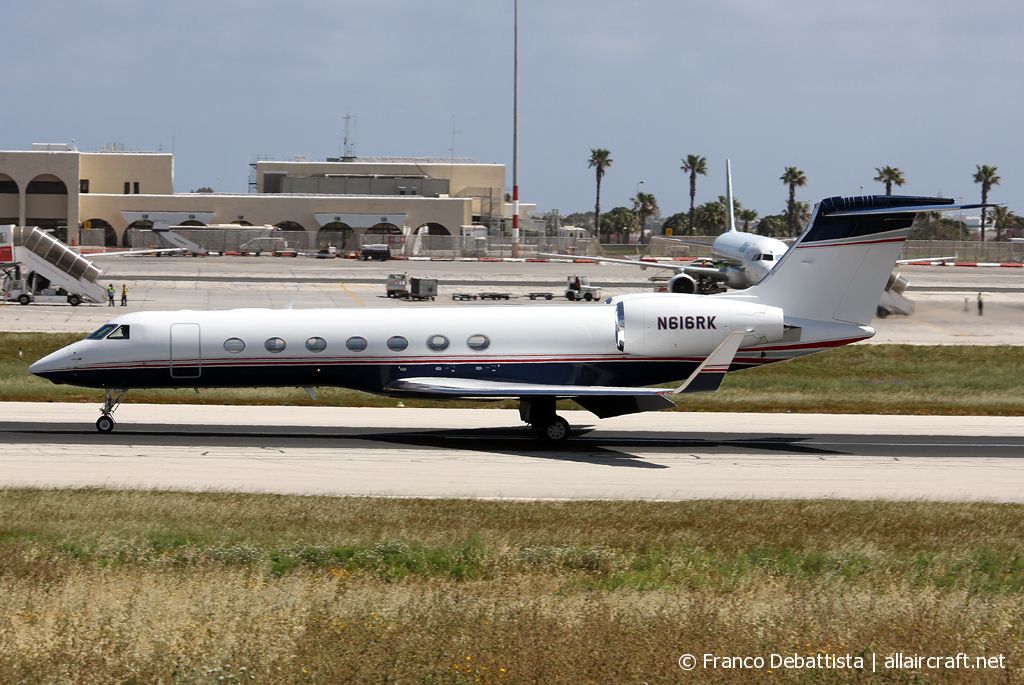 N616RK · Gulfstream Aerospace G550 · (MLA / LMML)