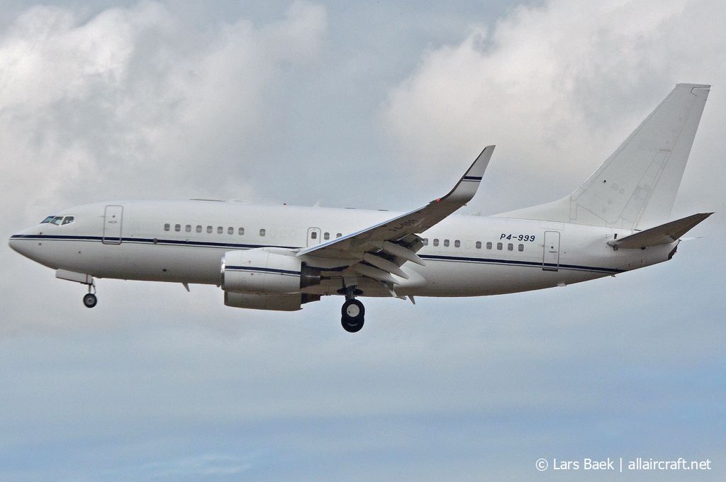 P4-999 · Boeing 737-7BQ(WL) BBJ · (CPH / EKCH)