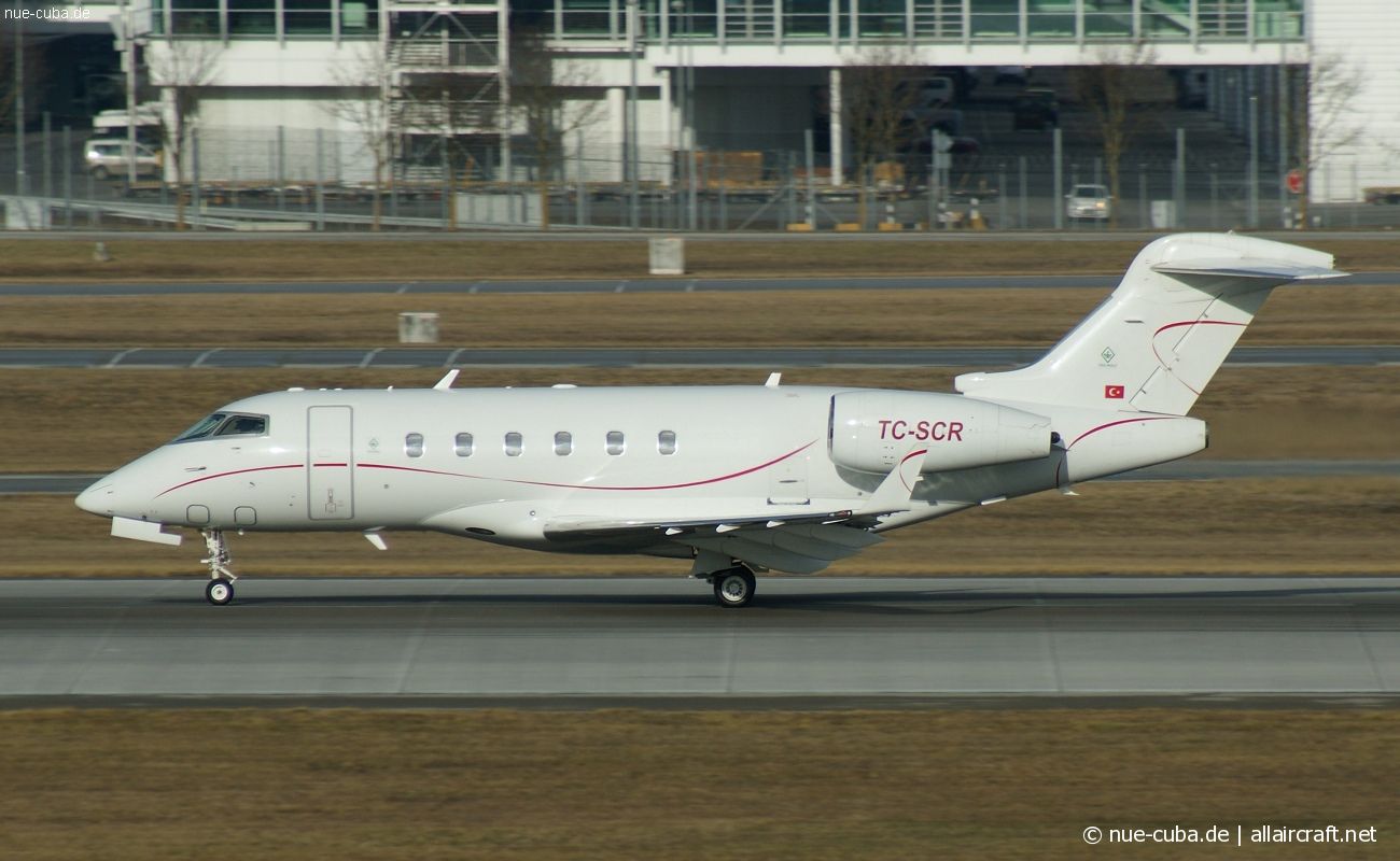 TC-SCR · Bombardier BD-100-1A10 Challenger 300 · (MUC / EDDM)