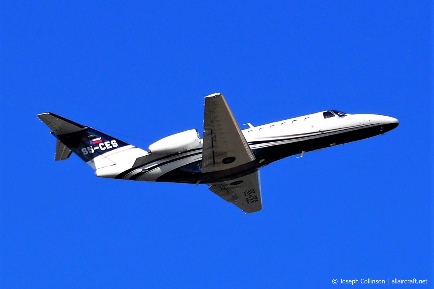 S5-CES · Cessna 525B CitationJet CJ3 Plus · (BRS / EGGD)