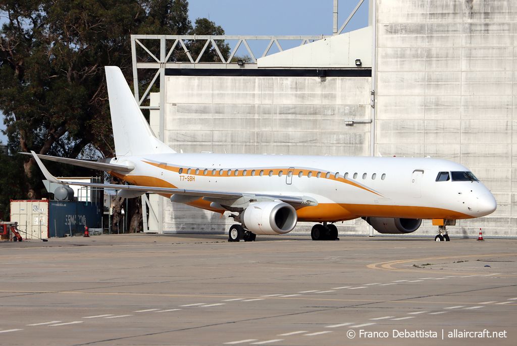 T7-SBH · Embraer 190 Lineage 1000 · (MLA / LMML)