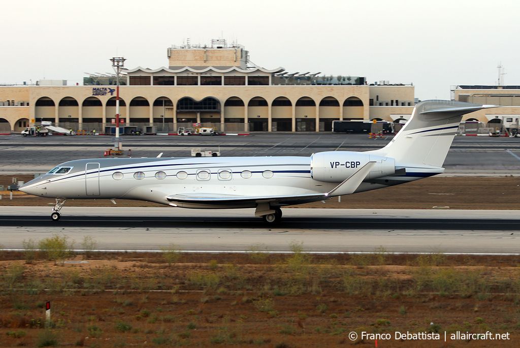 VP-CBP · Gulfstream Aerospace G650ER · (MLA / LMML)