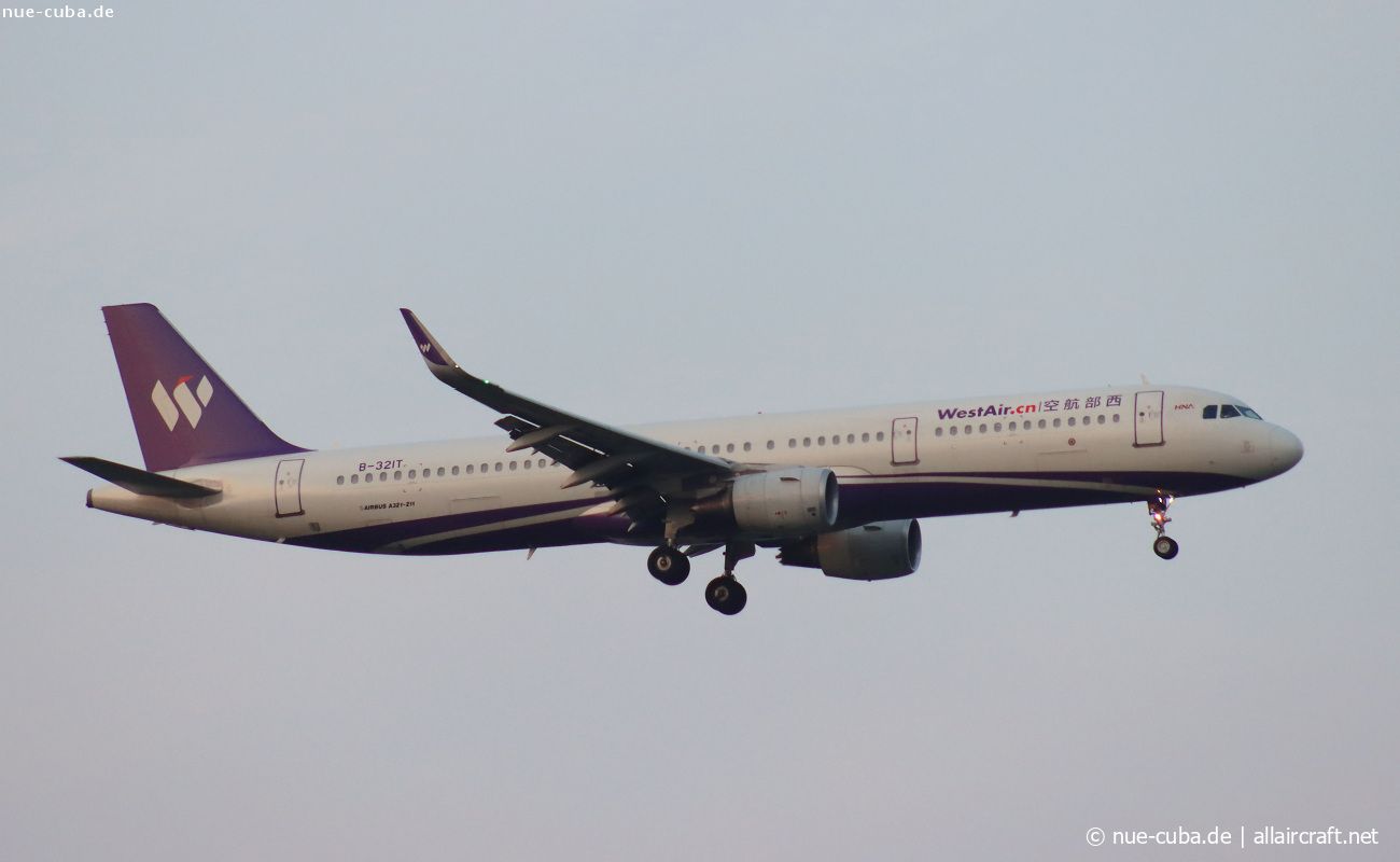 B-321T · Airbus A321-211(WL) · (TSN / ZBTJ)