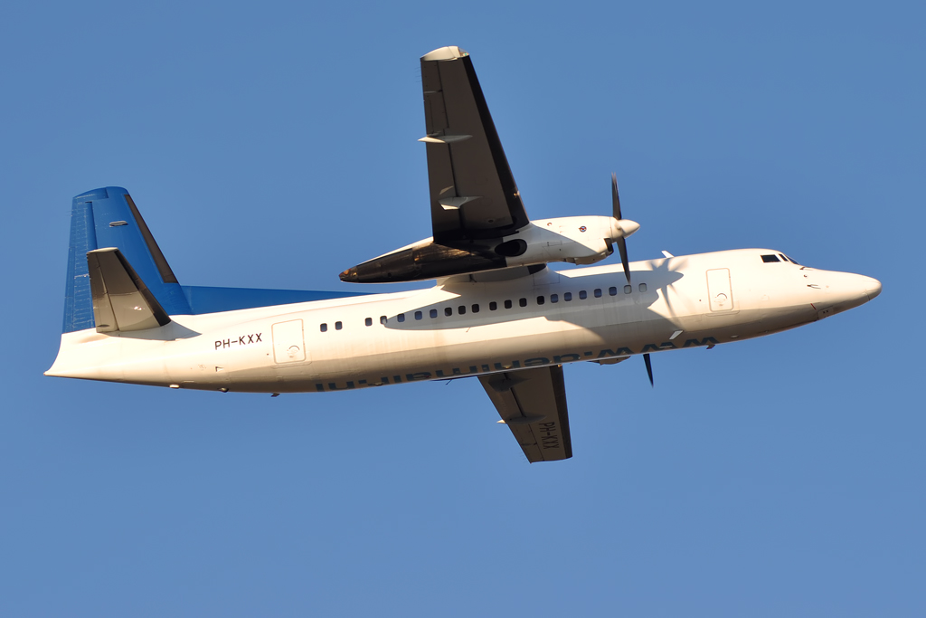 PH-KXX · Fokker 50 · (BGY / LIME)