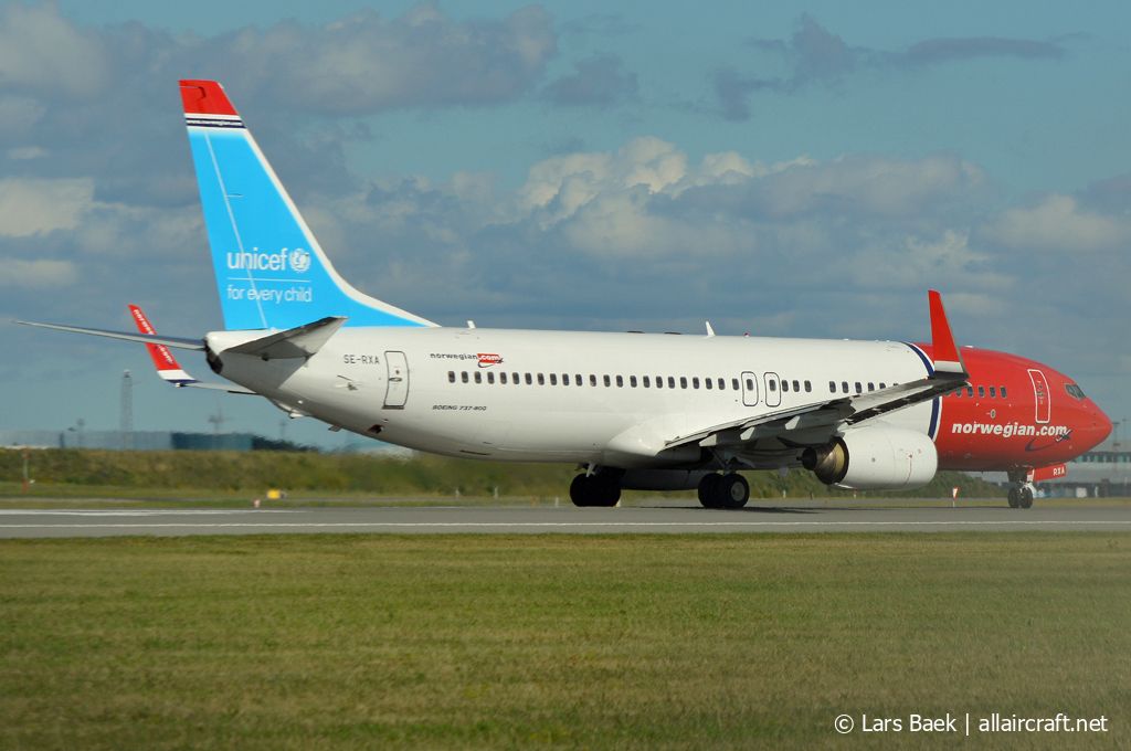 SE-RXA · Boeing 737-84P(WL) · (CPH / EKCH)