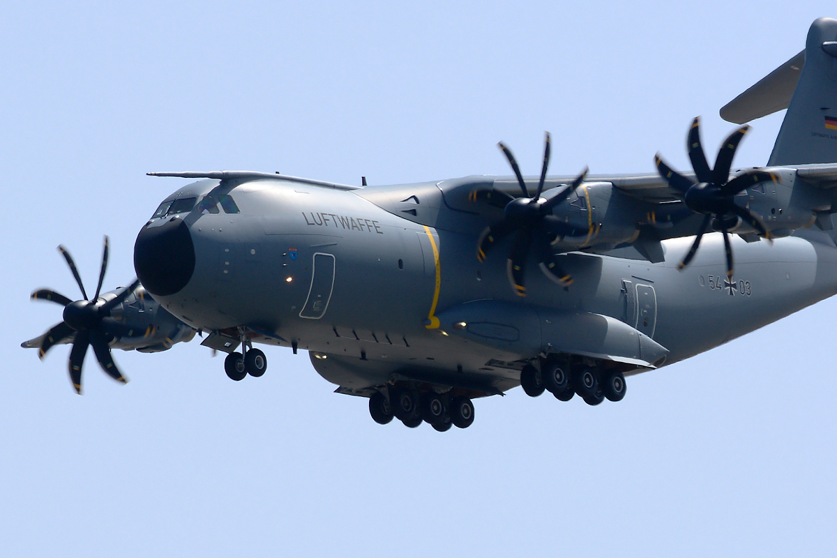 54+03 · Airbus A400M-180 · (LPA / GCLP)