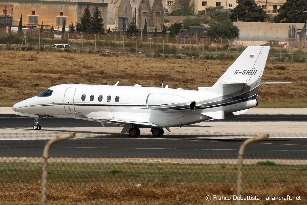 G-SHUI · Cessna 680A Citation Latitude · (MLA / LMML)