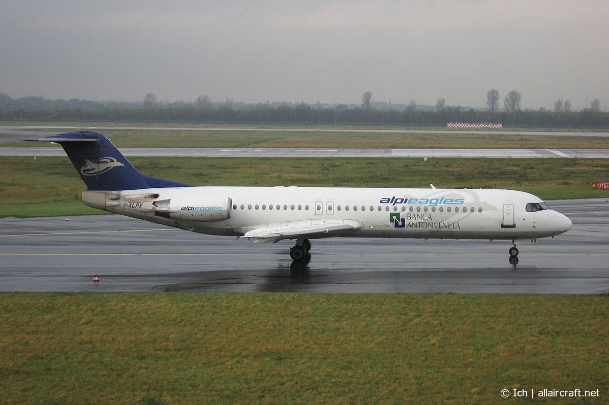 I-ALPX · Fokker 100 · (DUS / EDDL)