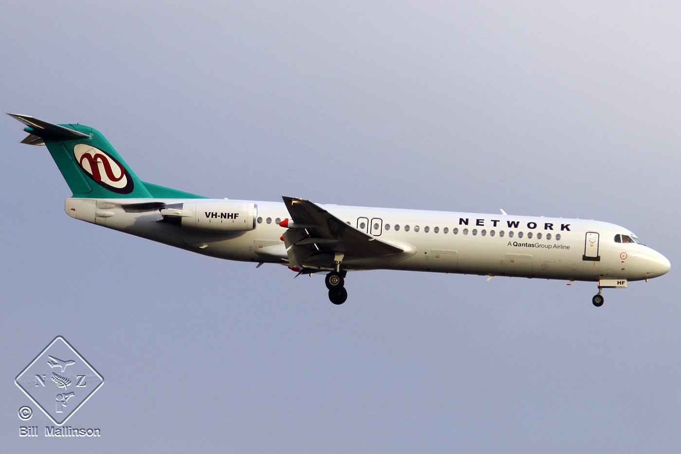 VH-NHF · Fokker 100 · (PER / YPPH)