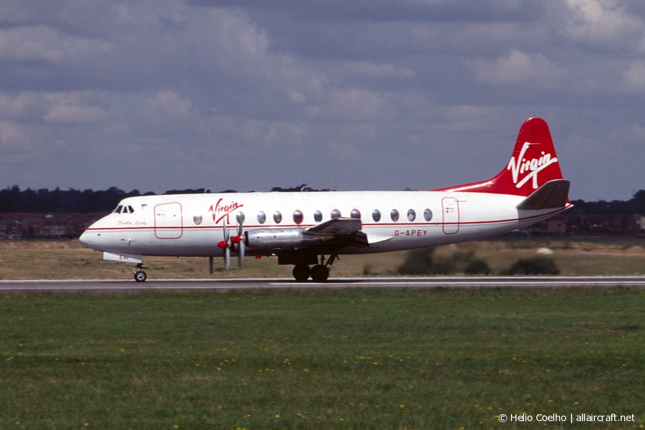 G-APEY · Vickers Viscount 806 · (LTN / EGGW)