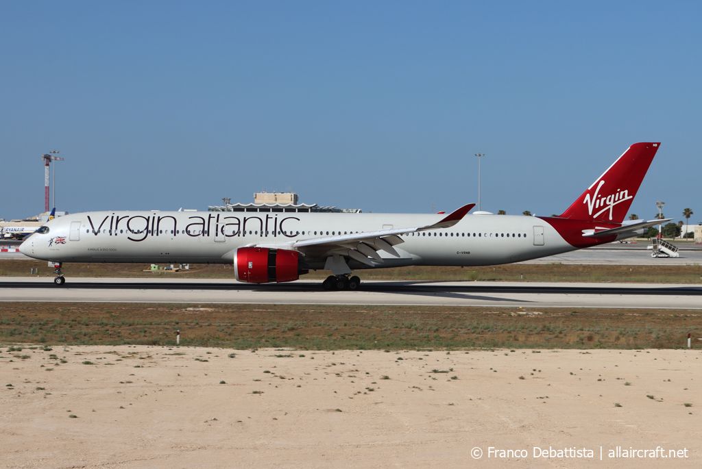 G-VRNB · Airbus A350-1041 · (MLA / LMML)