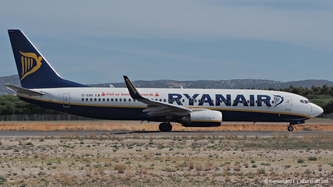 EI-EBN · Boeing 737-8AS(WL) · (FAO / LPFR)