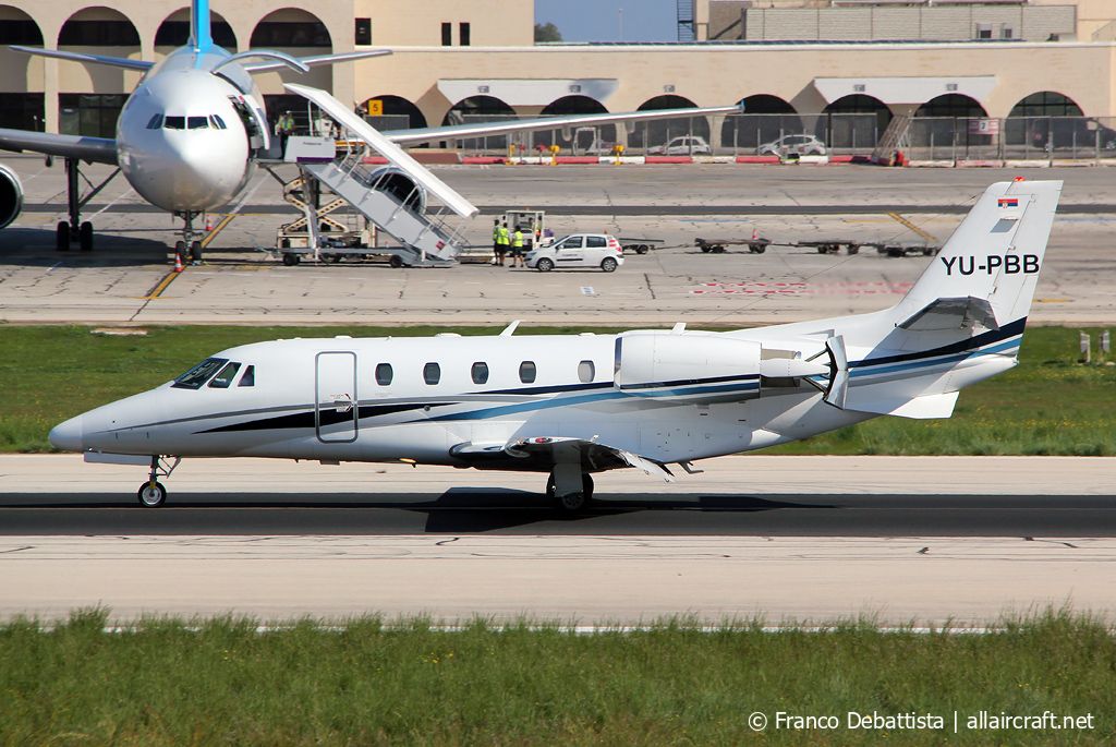 YU-PBB · Cessna 560 Citation XLS+ · (MLA / LMML)