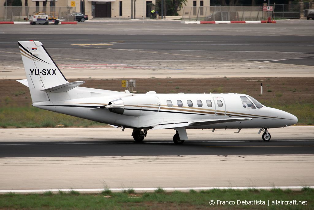 YU-SXX · Cessna 550B Citation Bravo · (MLA / LMML)