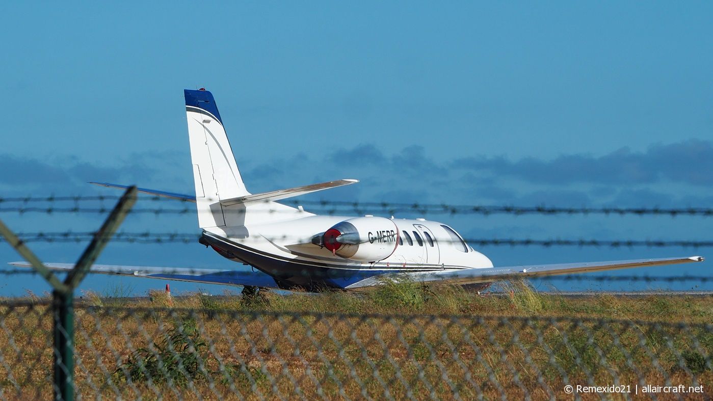 G-MERR · Cessna 550 Citation Bravo · (FAO / LPFR)