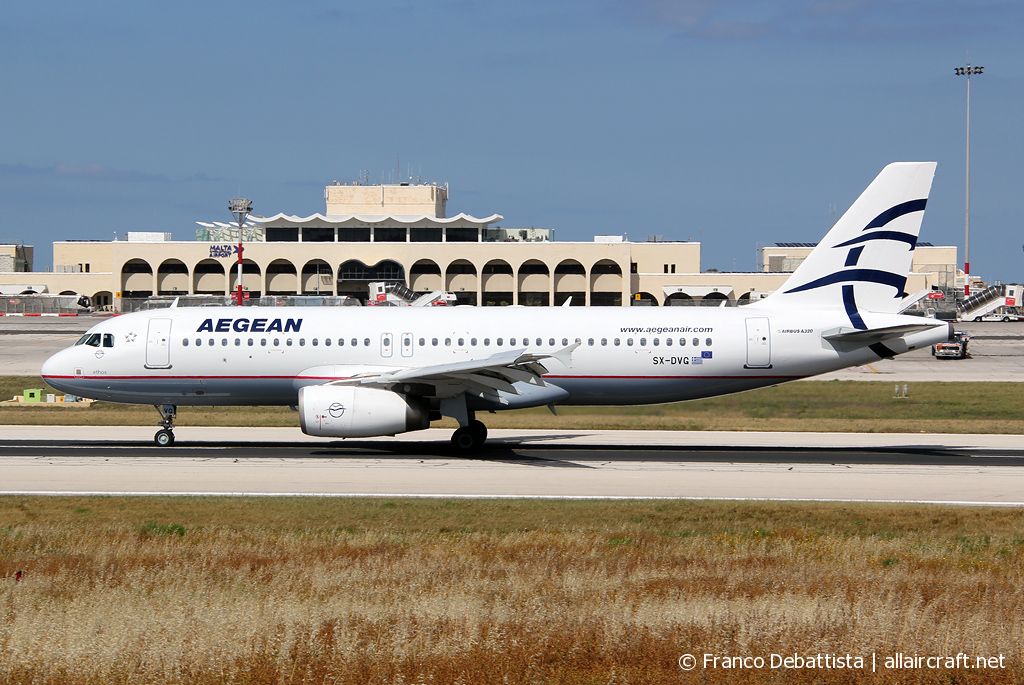SX-DVG · Airbus A320-232 · (MLA / LMML)