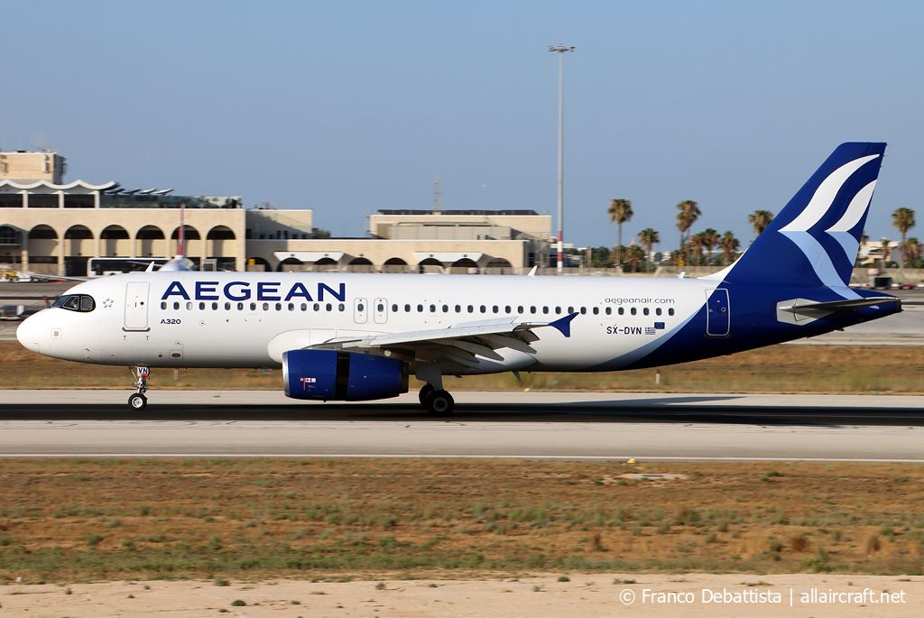 SX-DVN · Airbus A320-232 · (MLA / LMML)