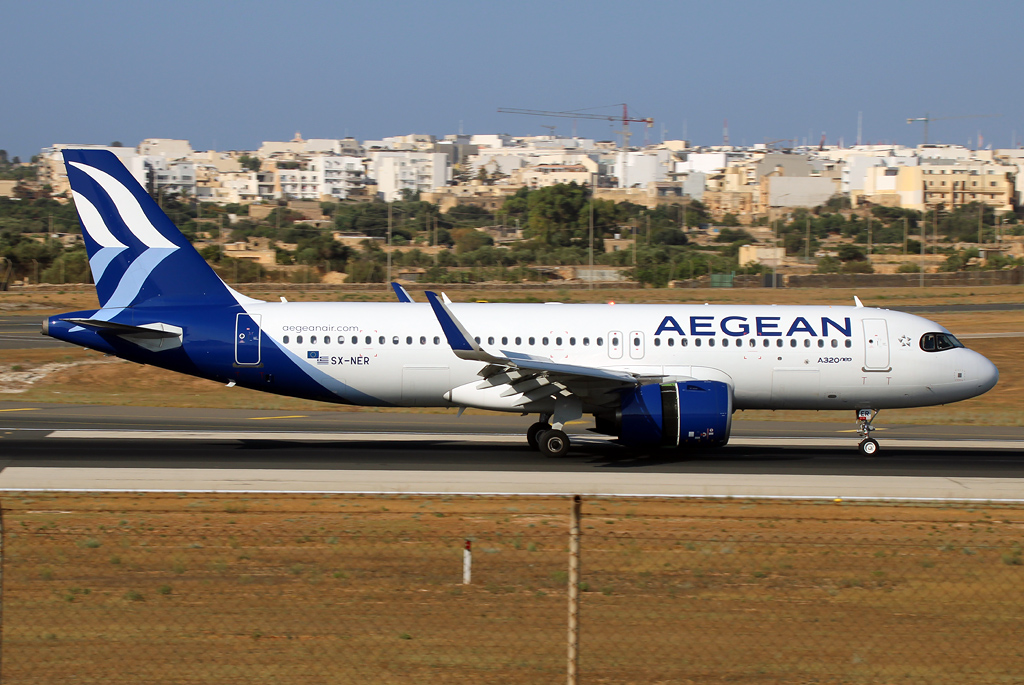 SX-NER · Airbus A320-271N · MLA / LMML
