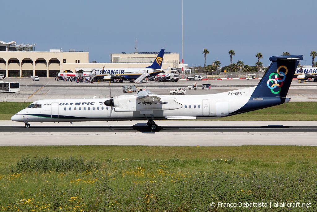 SX-OBB · Bombardier Dash 8-Q402 · (MLA / LMML)