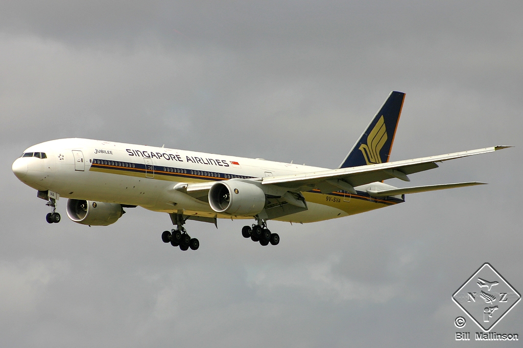 9V-SVA · Boeing 777-212/ER · (CHC / NZCH)