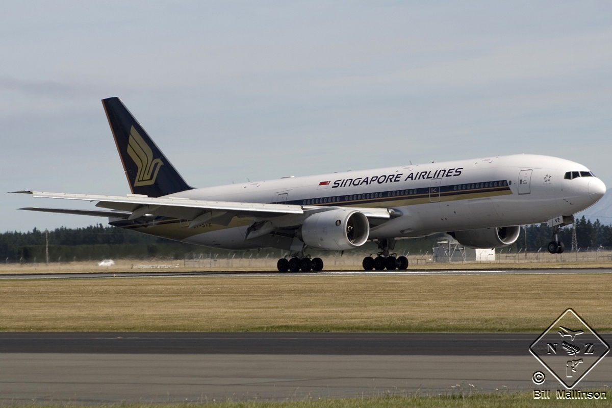 9V-SVE · Boeing 777-212/ER · (CHC / NZCH)