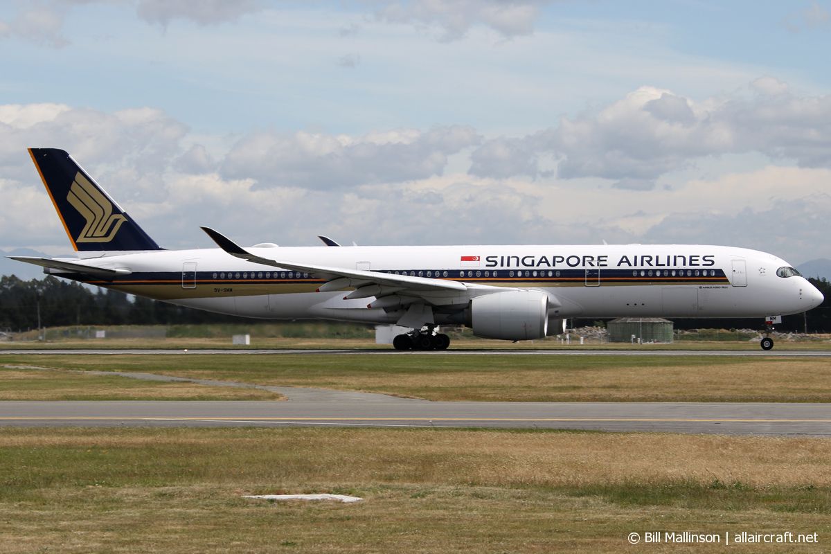 9V-SMM · Airbus A350-941 · (CHC / NZCH)