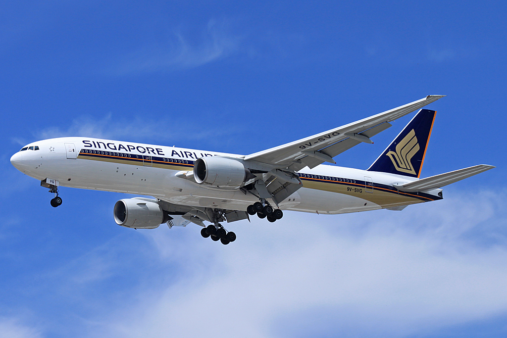 9V-SVG · Boeing 777-212/ER · (JNB / FAOR)
