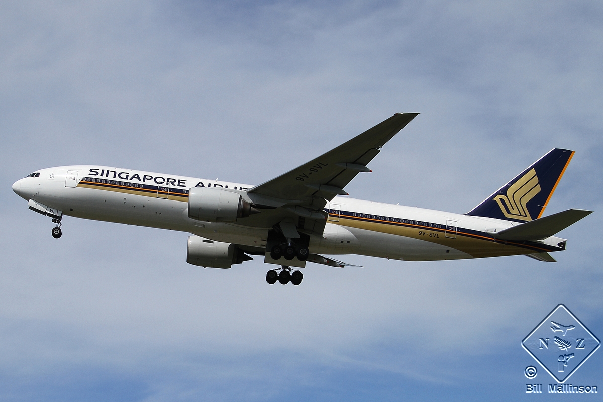 9V-SVL · Boeing 777-212/ER · (CHC / NZCH)