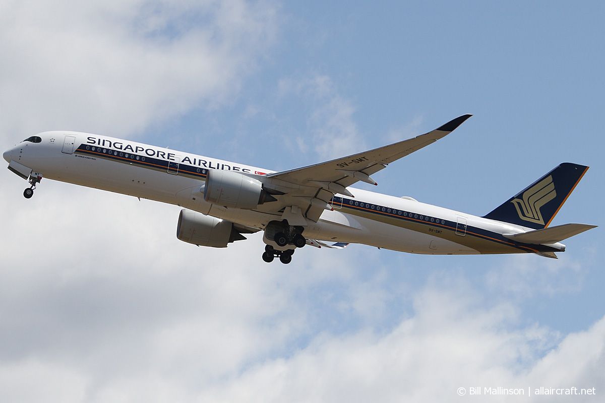 9V-SMT · Airbus A350-941 · (CHC / NZCH)
